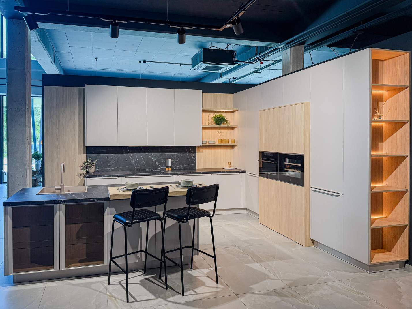 Kuchyňa Kašmír Matt | Dub Vicenza | Pietra Grigia